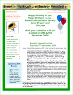 August 2006 newsletter