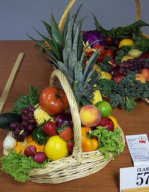 Arrangements in baskets - Auguet 2005